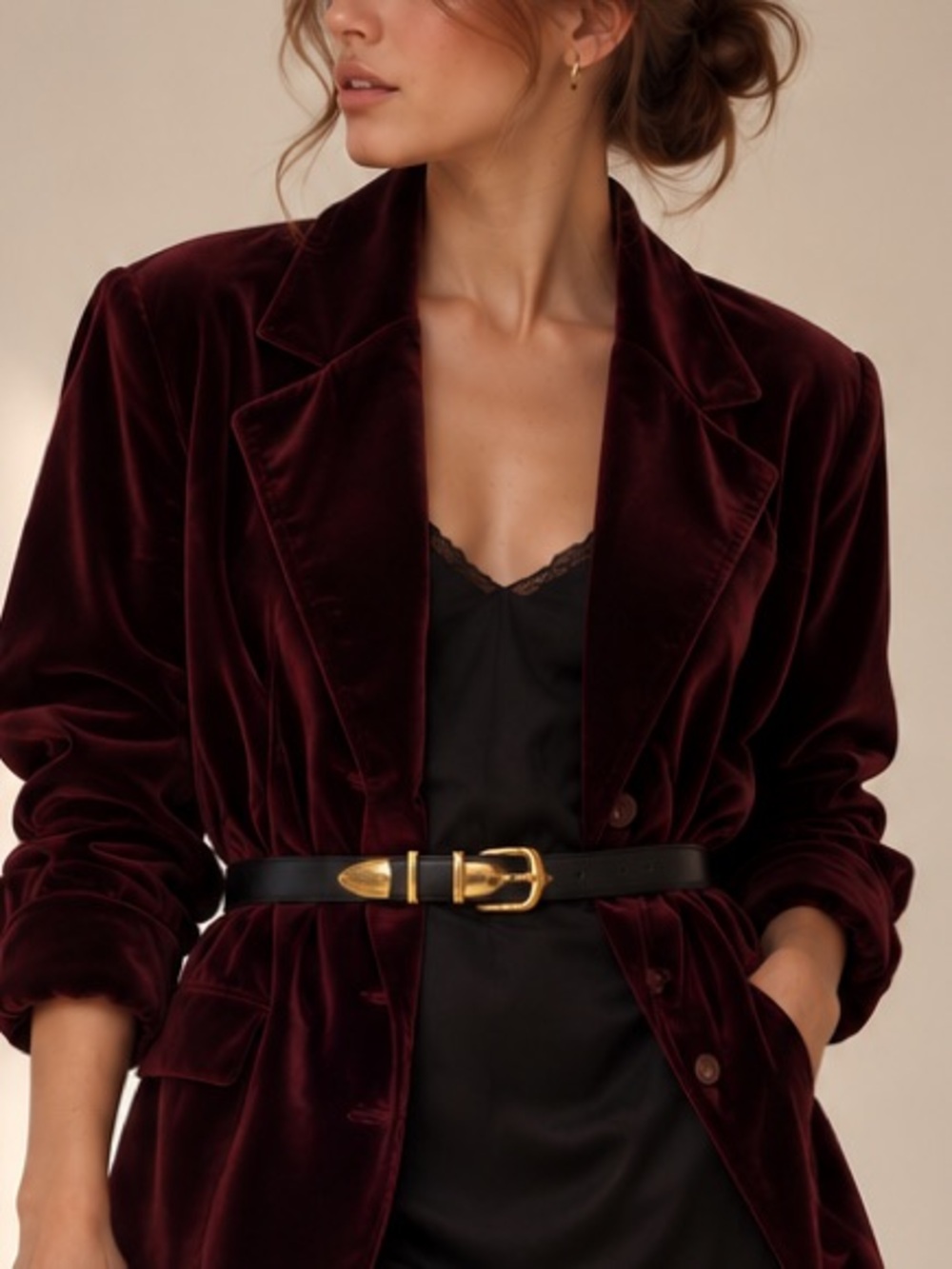 AUTHENTIC CELINE BOX CALF BELT